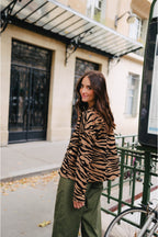 Veste Charonne Velour Zebre