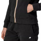 Veste De Survêtement K-Way Deline Peach Fleece - Noir