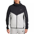 Veste De Survêtement Nike Tech Fleece Full Zip Hoodies - Noir Et Gris