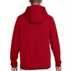 Veste De Survêtement Nike Tech Fleece Full Zip Hoodies - Rouge/Noir