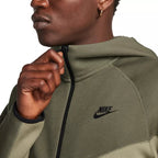 Chaqueta deportiva Nike Tech Fleece con cremallera completa - Verde