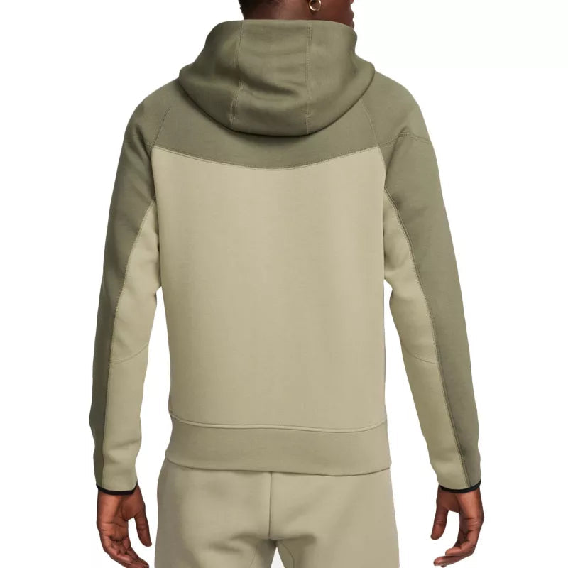 Chaqueta deportiva Nike Tech Fleece con cremallera completa - Verde