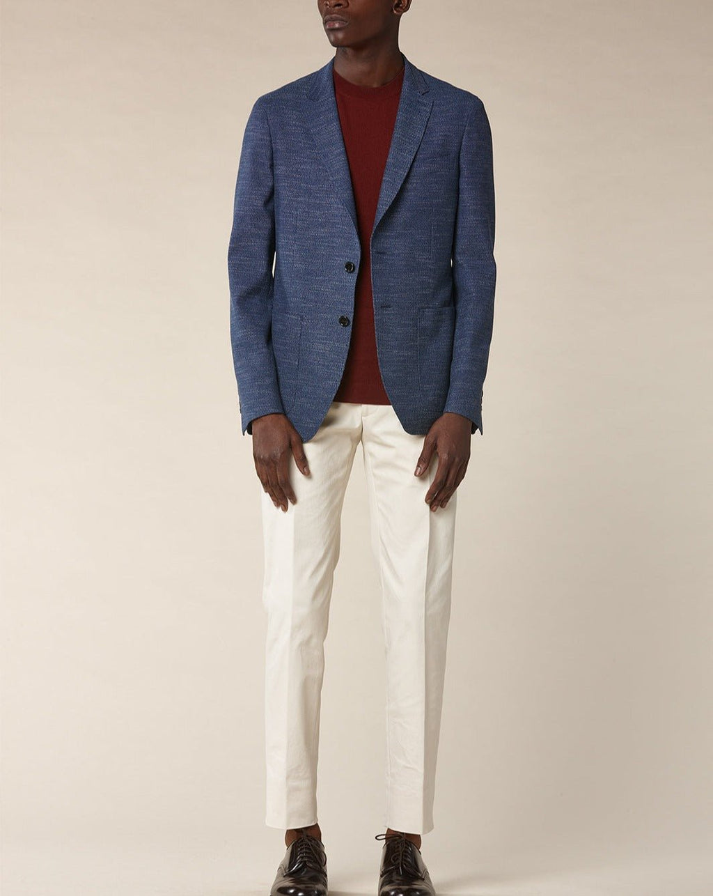 Fursac - Stretch Cotton Jacket - Indigo - Men