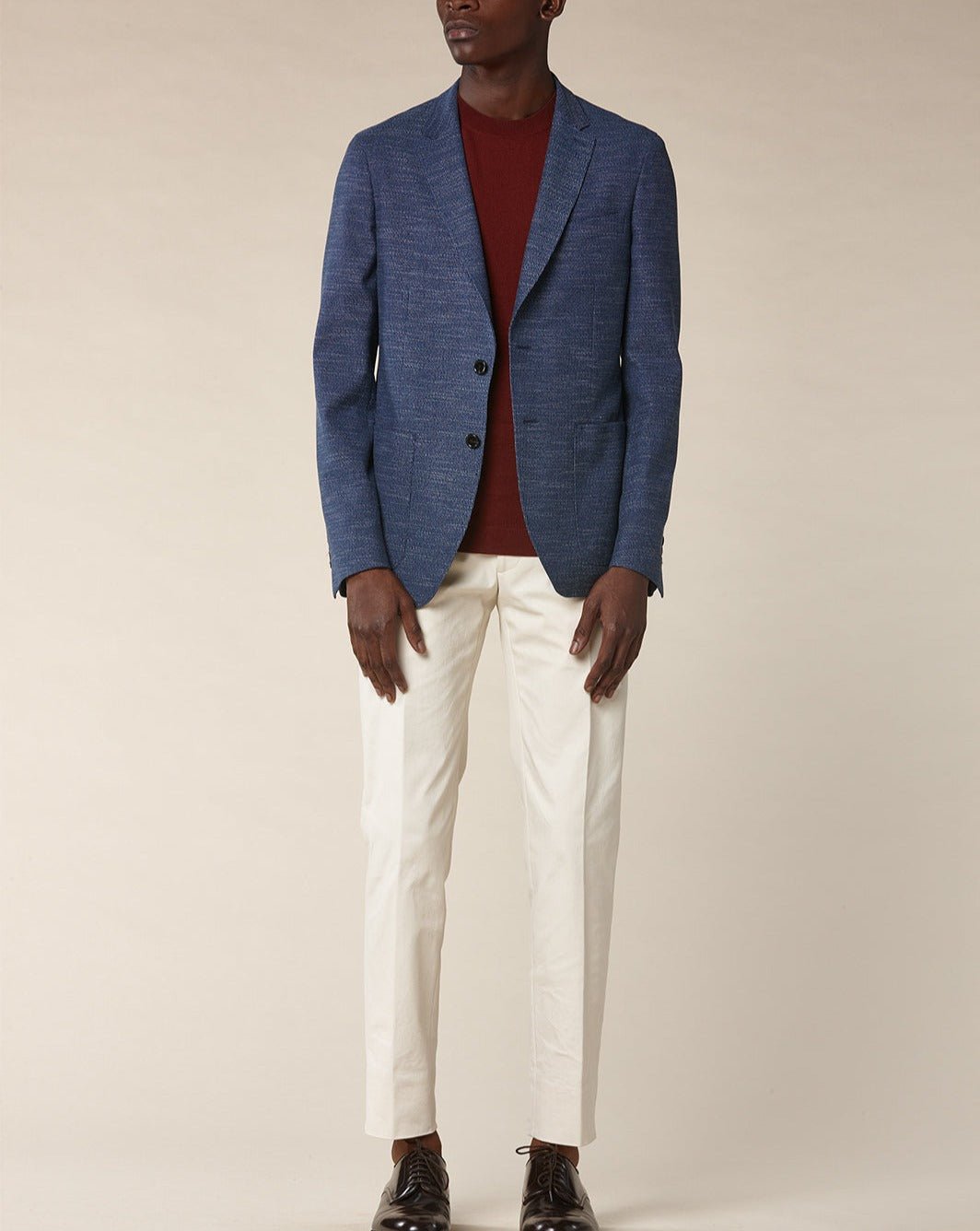 Fursac - Stretch Cotton Jacket - Indigo - Men
