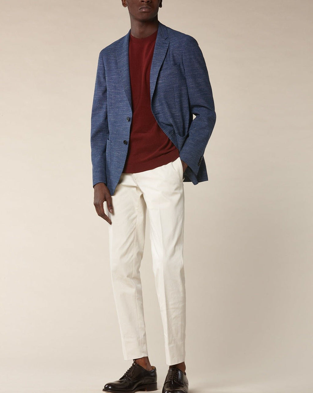 Fursac - Stretch Cotton Jacket - Indigo - Men