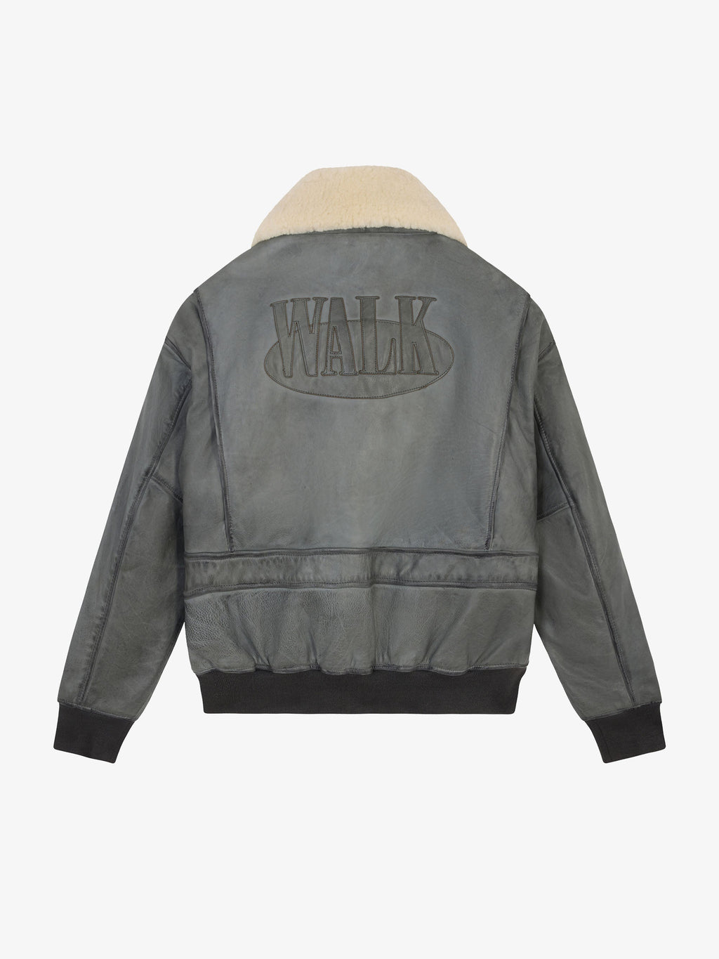 Walk In Paris X Schott Nyc ® - La Flight Jacket Grise