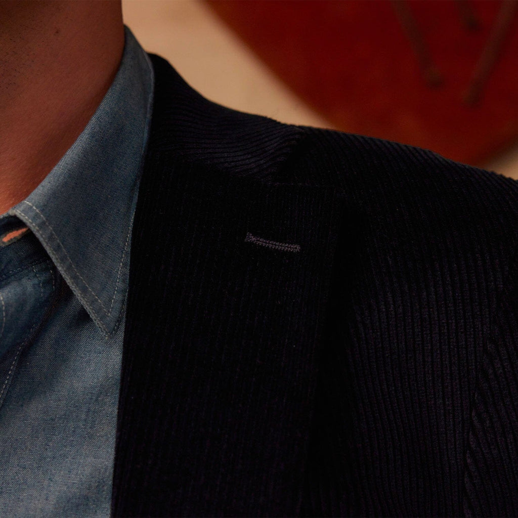 Veste En Velours Marine
