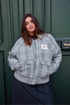 VESTE SUSANNA TWEED GRIS