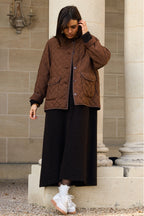 Veste Valentin Matelasse Marron