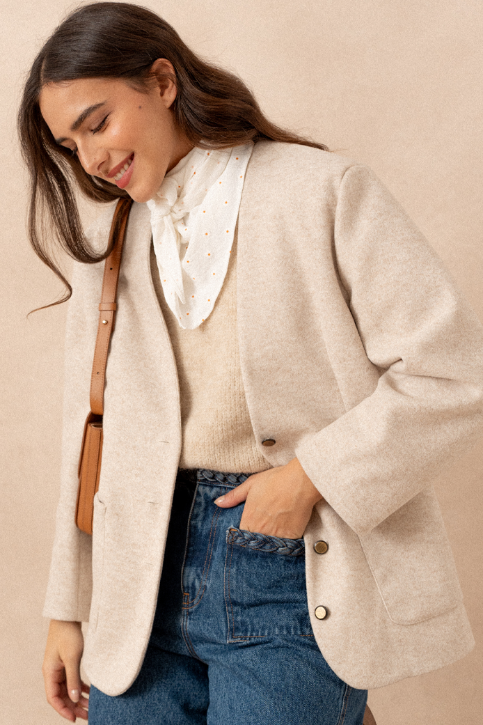 CHAQUETA VILASSIA BEIGE