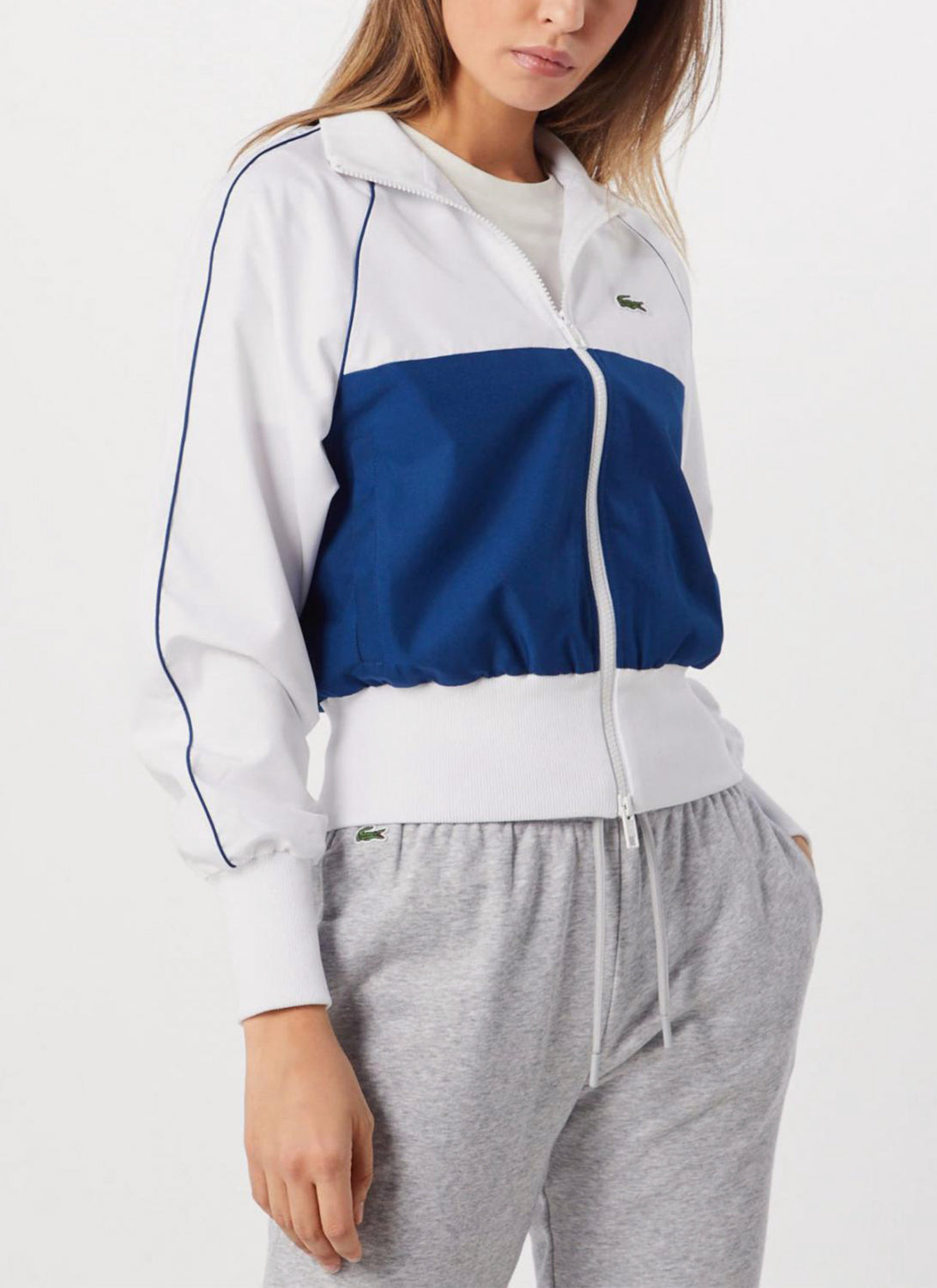 Lacoste - Chaqueta - Blanco/Tintero - Mujeres