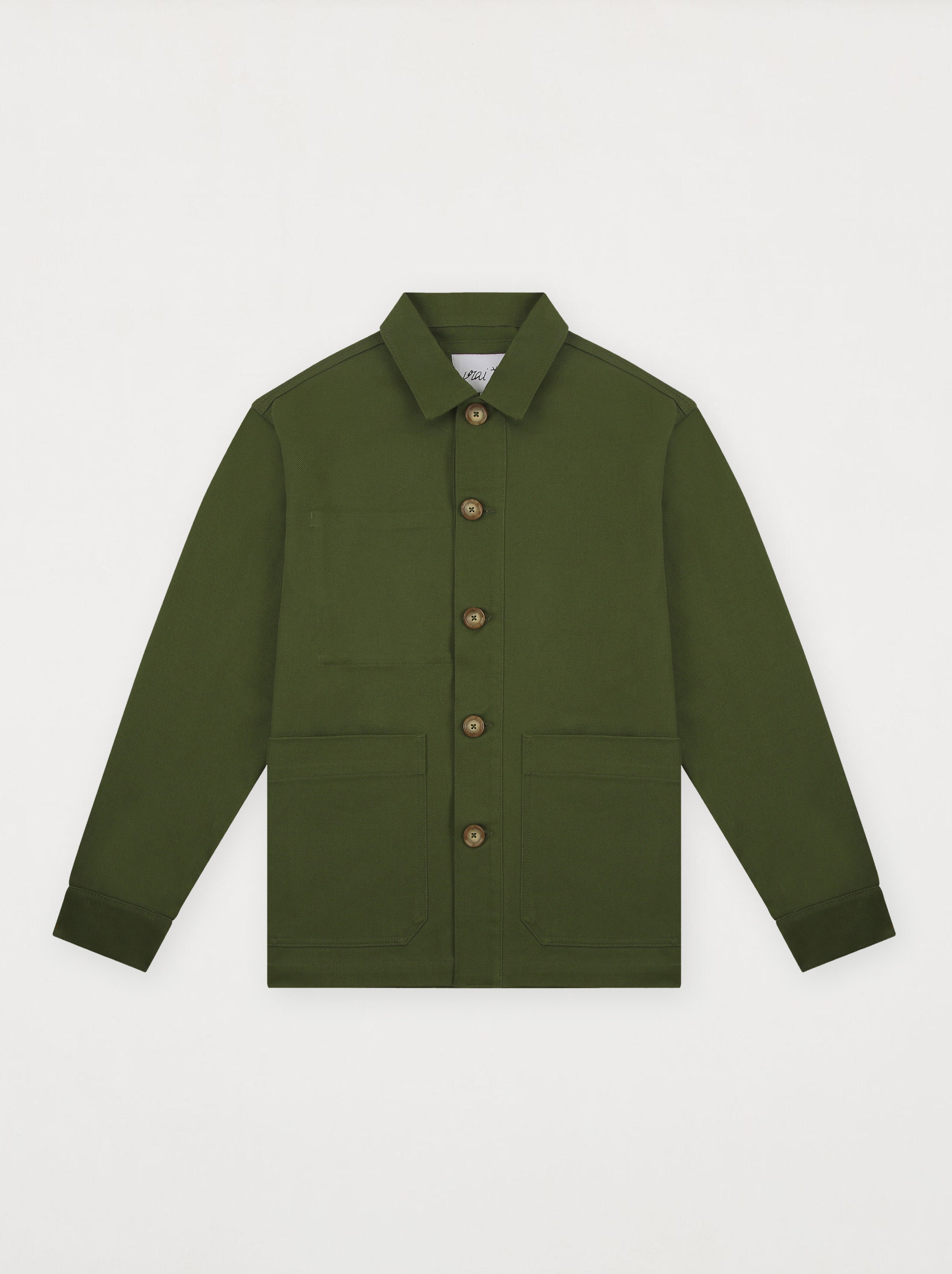 Veste Brodée Unisexe Peintre Olive