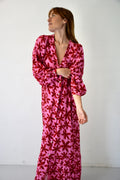Vestido Micaela Flores Rosas