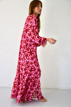 Vestido Micaela Flores Rosas