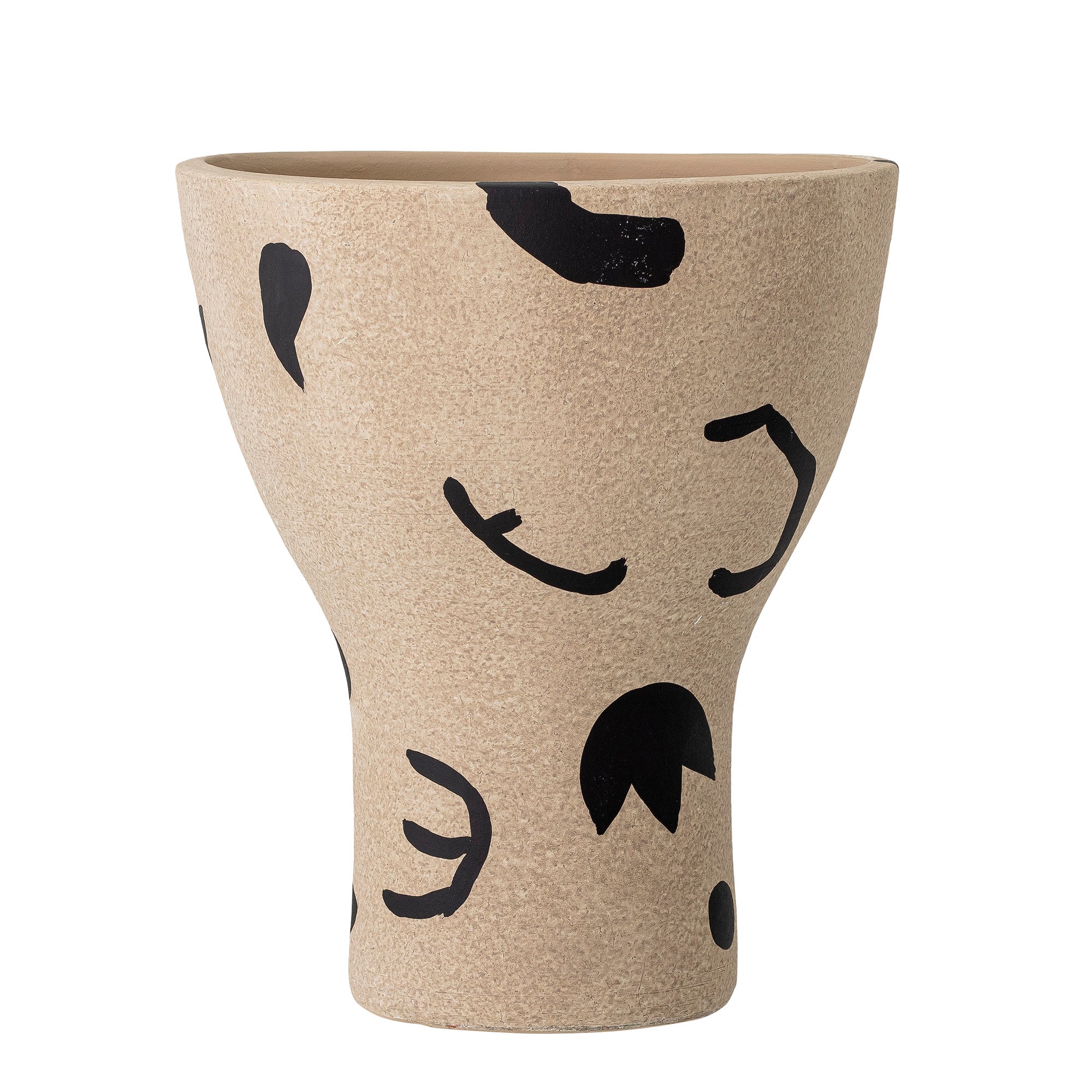 Nans - Lote de 2 Jarrones Decorativos - Natural - Terracota