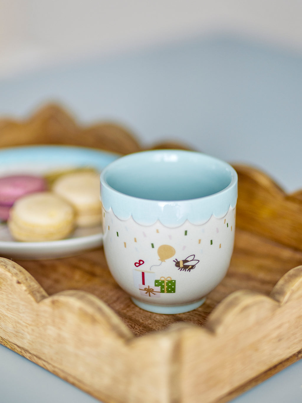 Celebrate - Taza - Azul - Gres