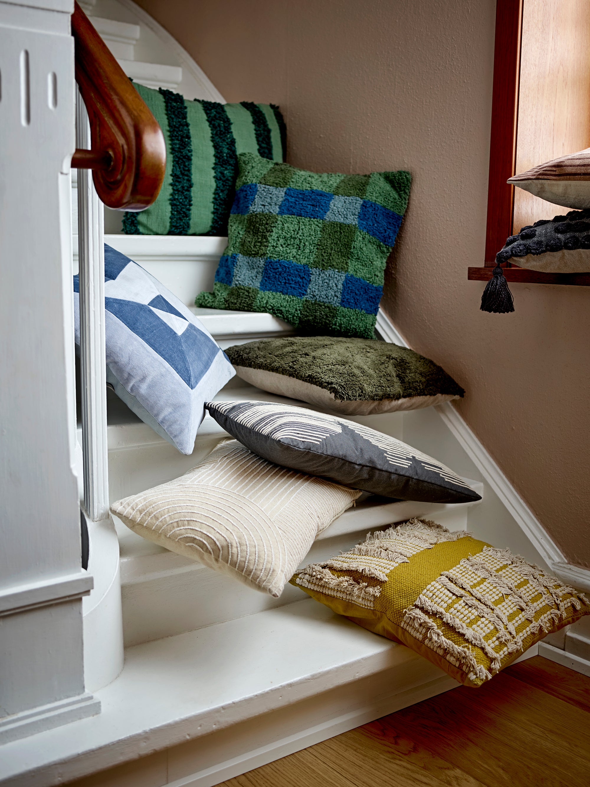 Cory - Cojín - Verde - Algodón Oeko-Tex®
