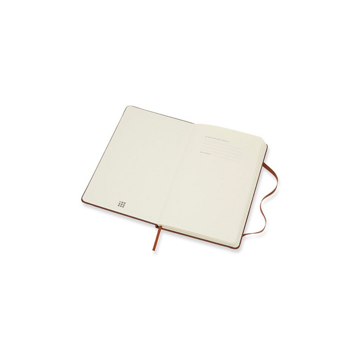 Carnet Ligné (Ruled Notebook) - Large - Couverture En Cuir - Marron
