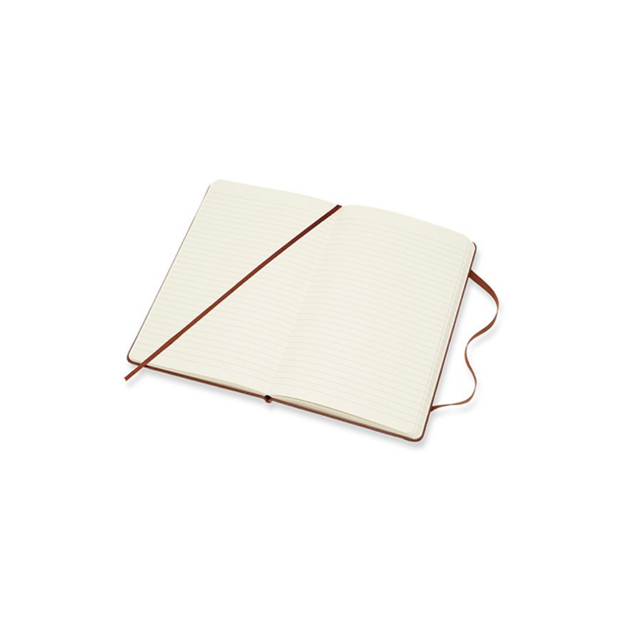 Carnet Ligné (Ruled Notebook) - Large - Couverture En Cuir - Marron
