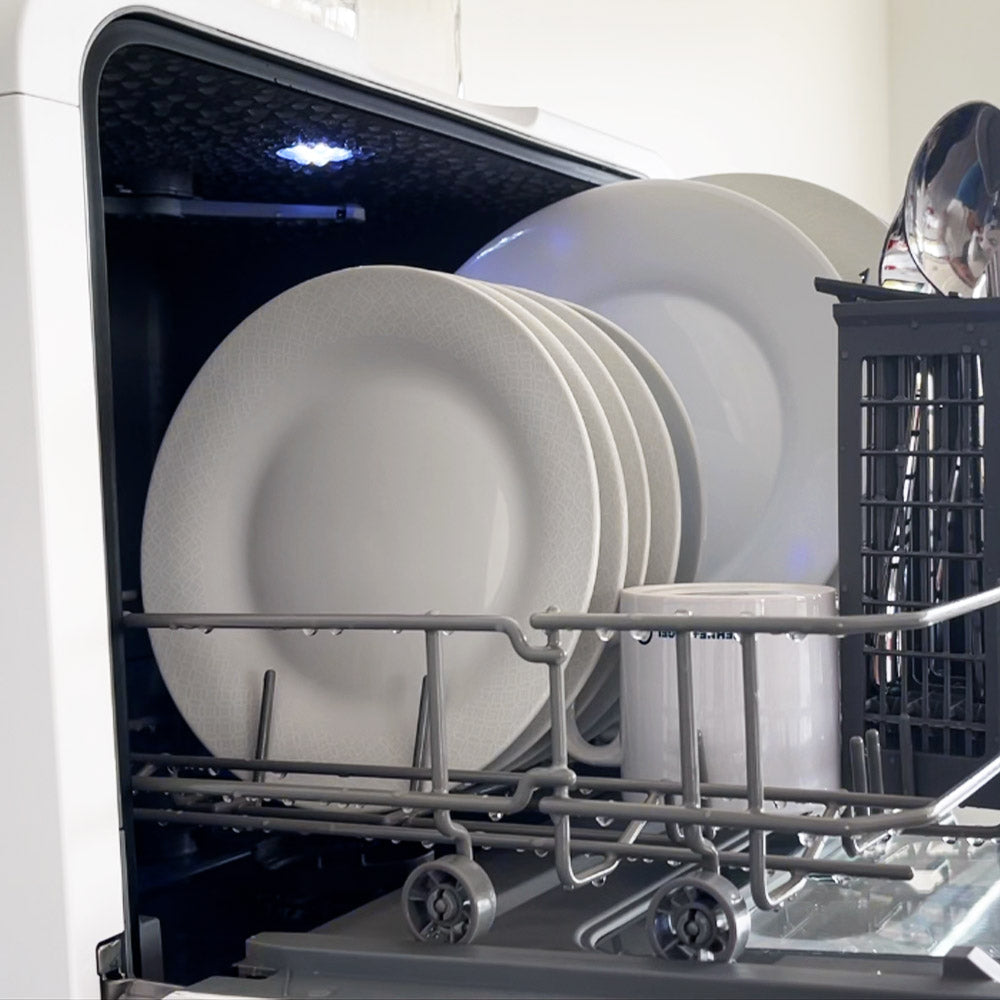 Compact Wash Clean Mini Dishwasher - White