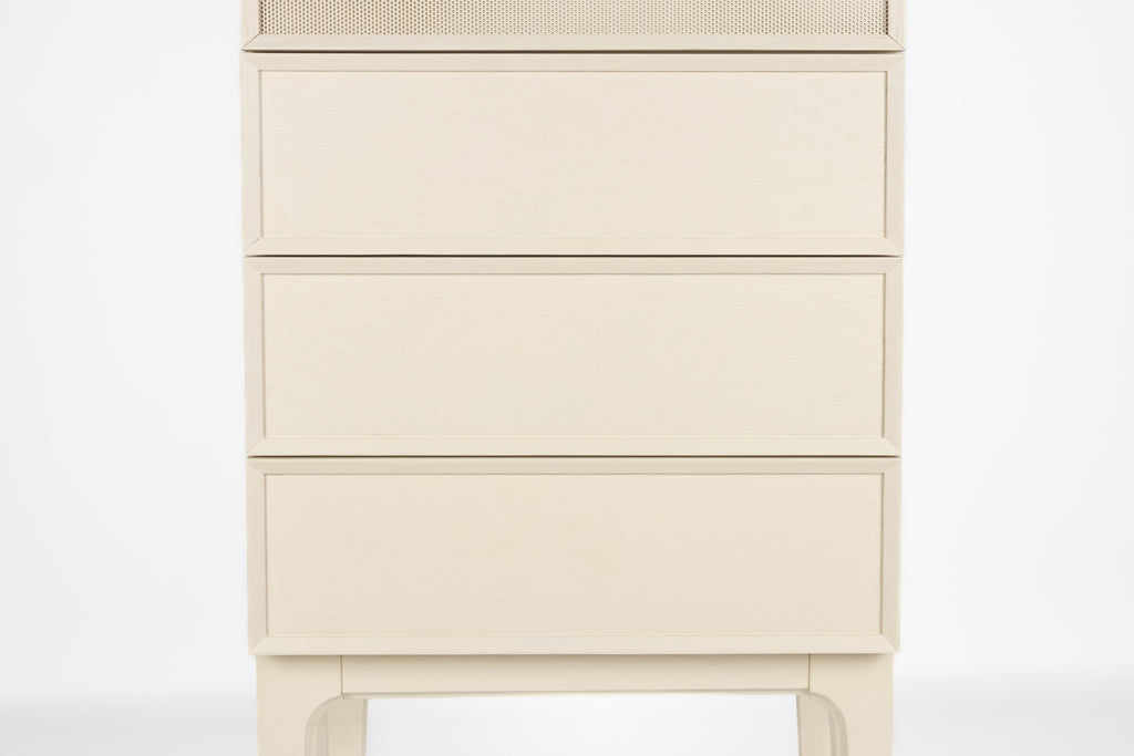 June 1 Puerta 3 Cajones - Armario - Roble macizo - Beige