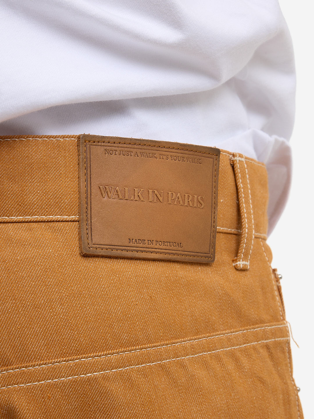 Le Short En Jean Baggy Orange