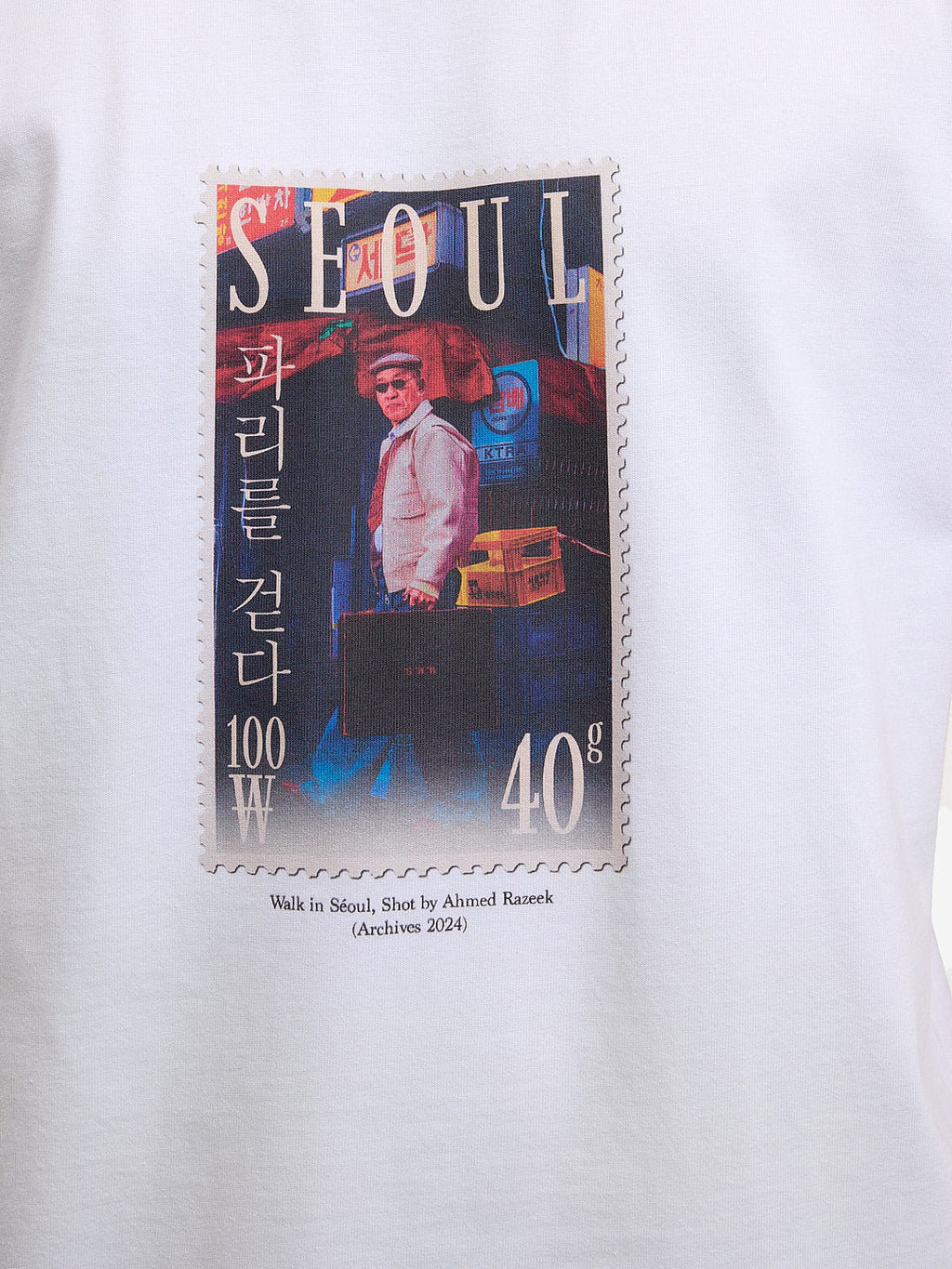 Le T-Shirt Timbre "Walk In Seoul"