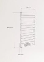 Warm Towel Pro 500/1500W - Electric Towel Rail with Heating & WiFi - Black