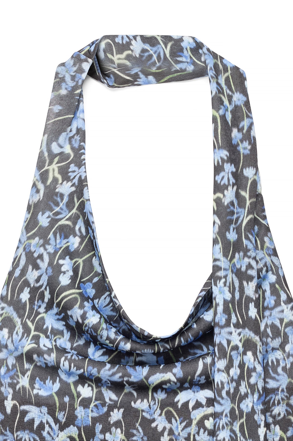 Top con efecto cascada - Floral