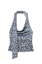 Top con efecto cascada - Floral