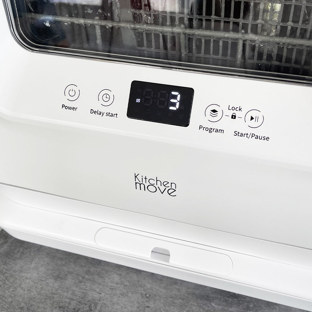 Compact Wash Clean Mini Dishwasher - White
