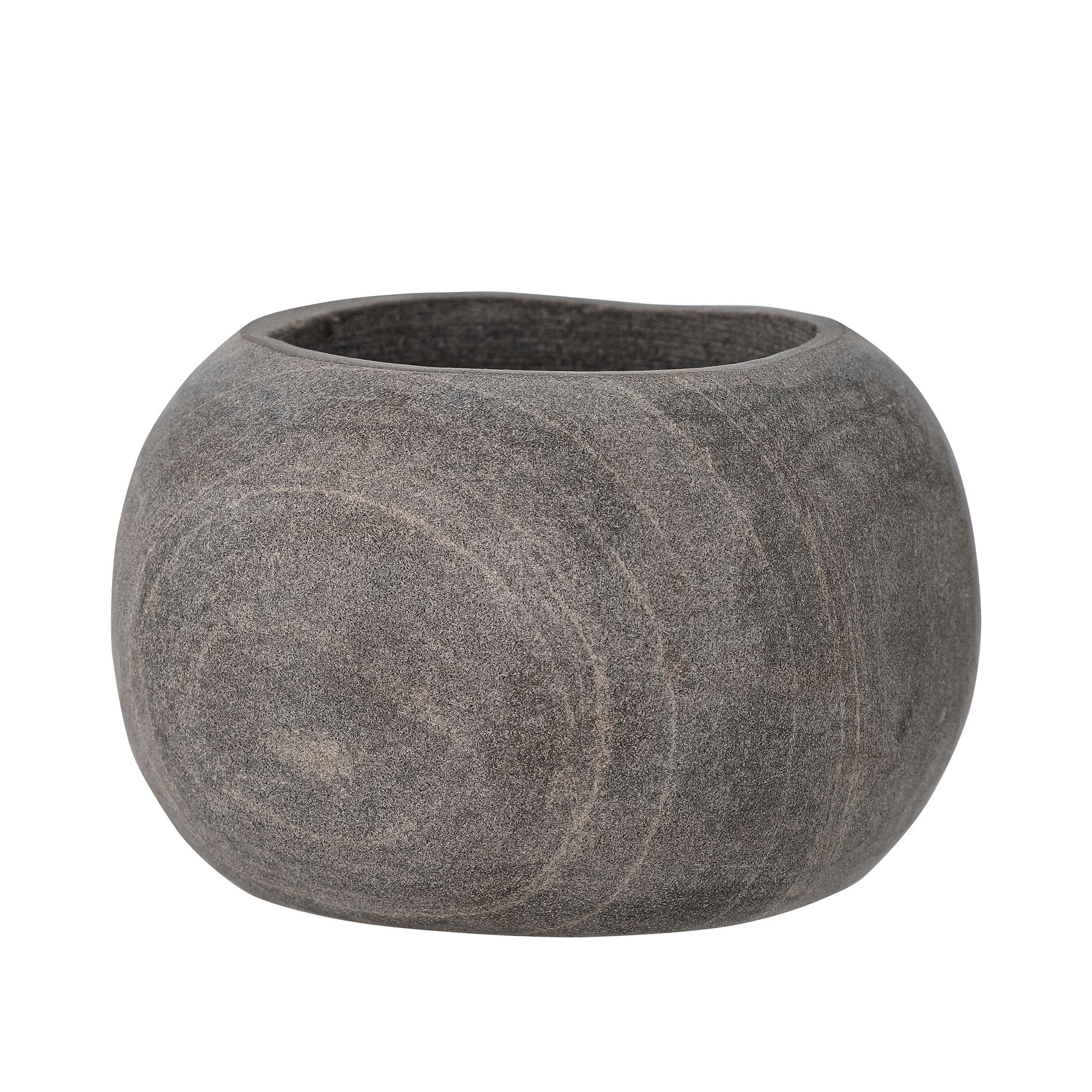 Melli - Lot de 6 Photophores - Gris - Marbre