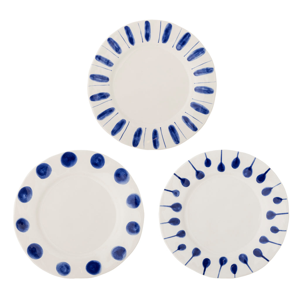 Linora - Plato - Azul - Gres