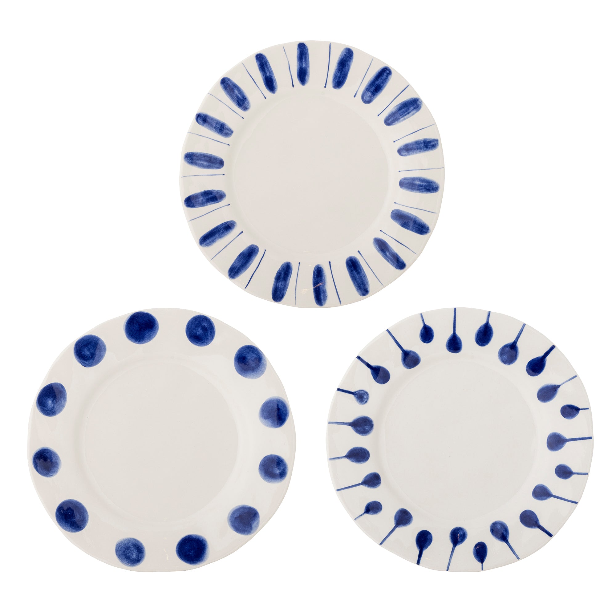 Linora - Plato - Azul - Gres