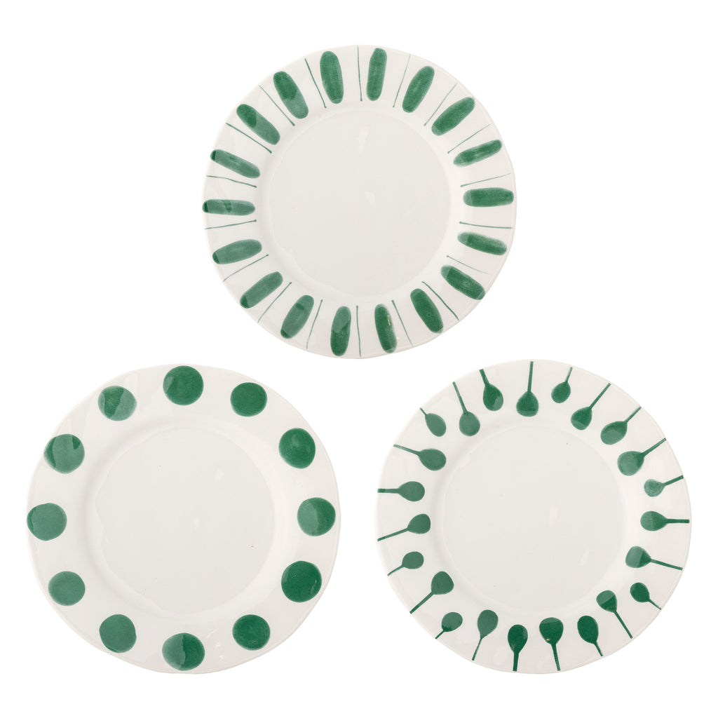 Linora - Plato - Verde - Gres