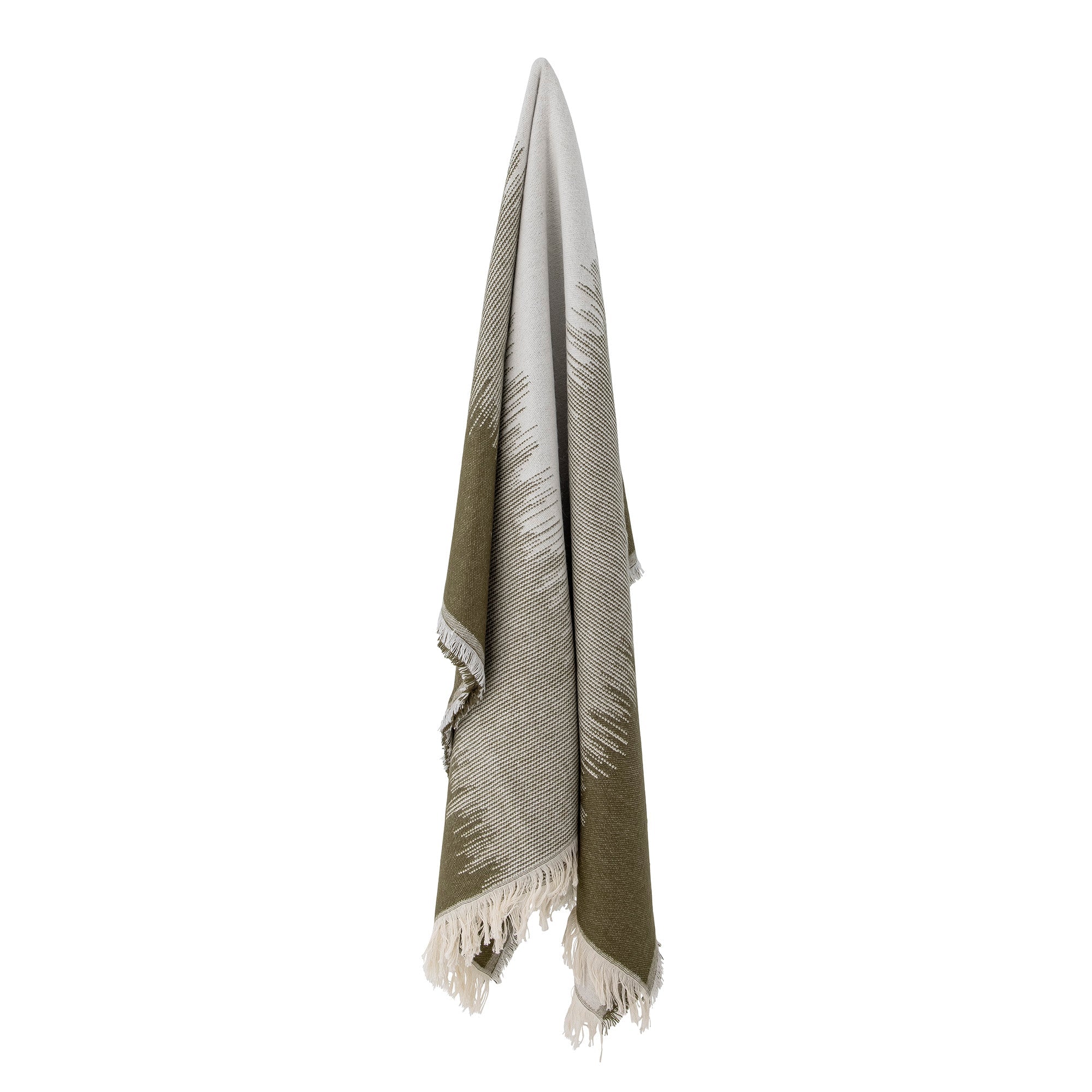 Lucienne - Lot de 2 Plaids - Vert - Acrylique