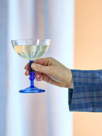 Noemi - Verre À Cocktail - Bleu - Verre