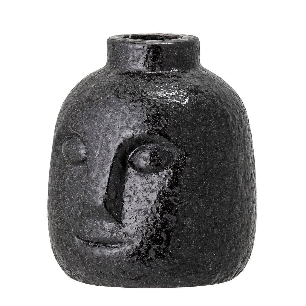 Eliot - Candle Holder - Black - Stoneware