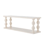 Salino - Lot de 2 Étagères - Blanc - Mdf