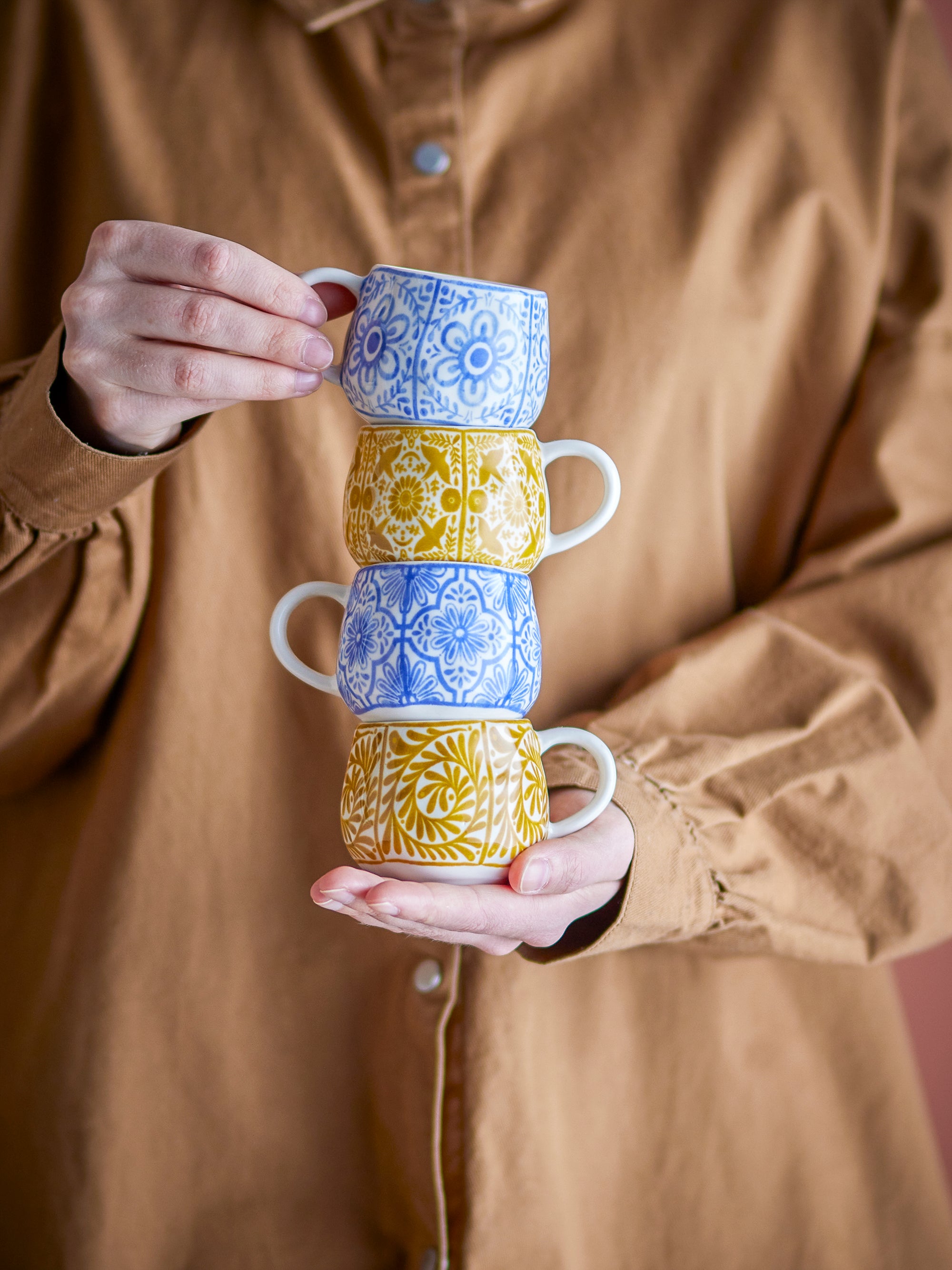 Milton - Taza de Espresso - Multicolor - Gres