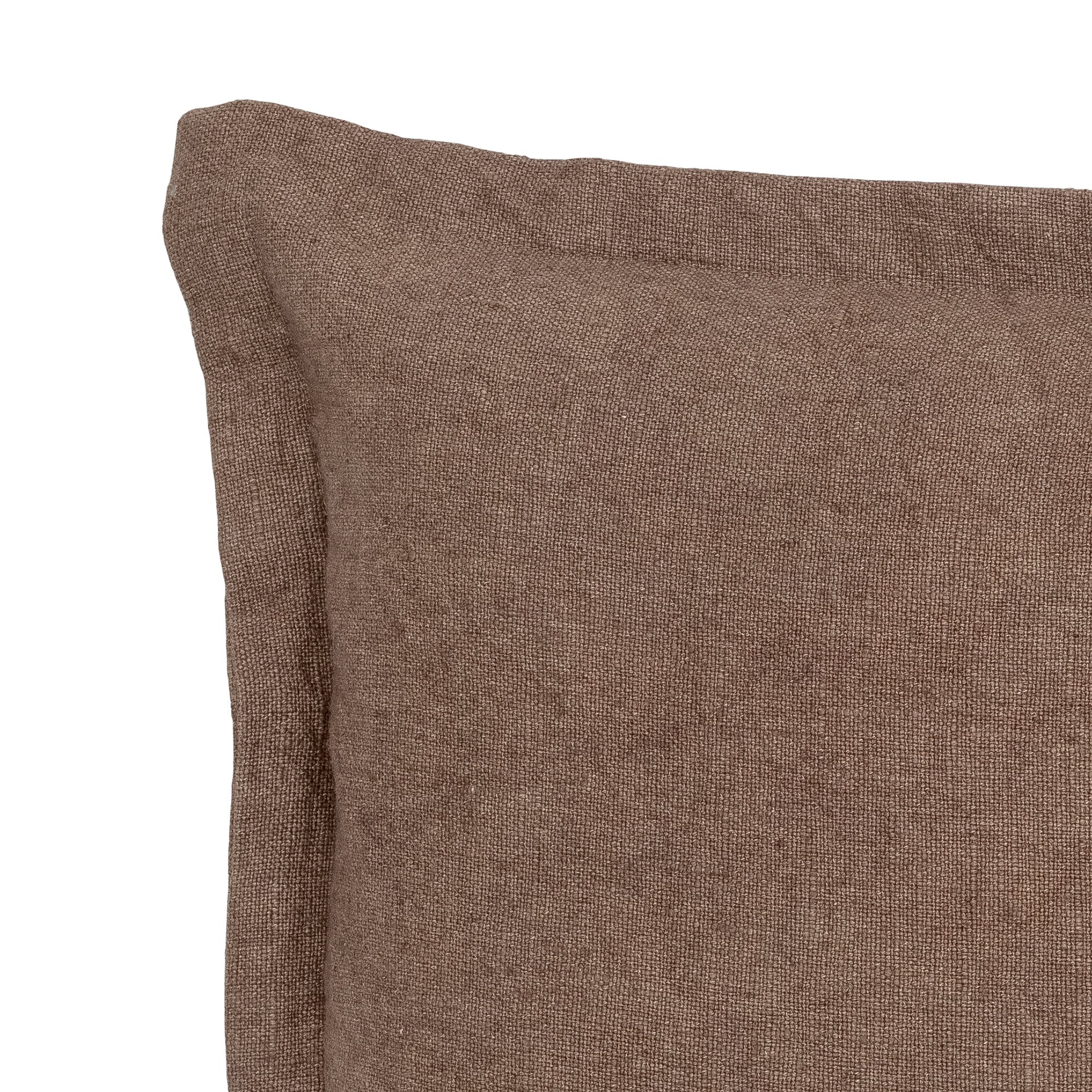 Maisa - Set of 4 Cushions - Brown - Cotton