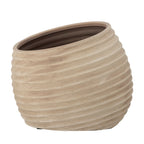 Cimmy - Lot de 2 Cache-Pots Déco - Marron - Terre Cuite