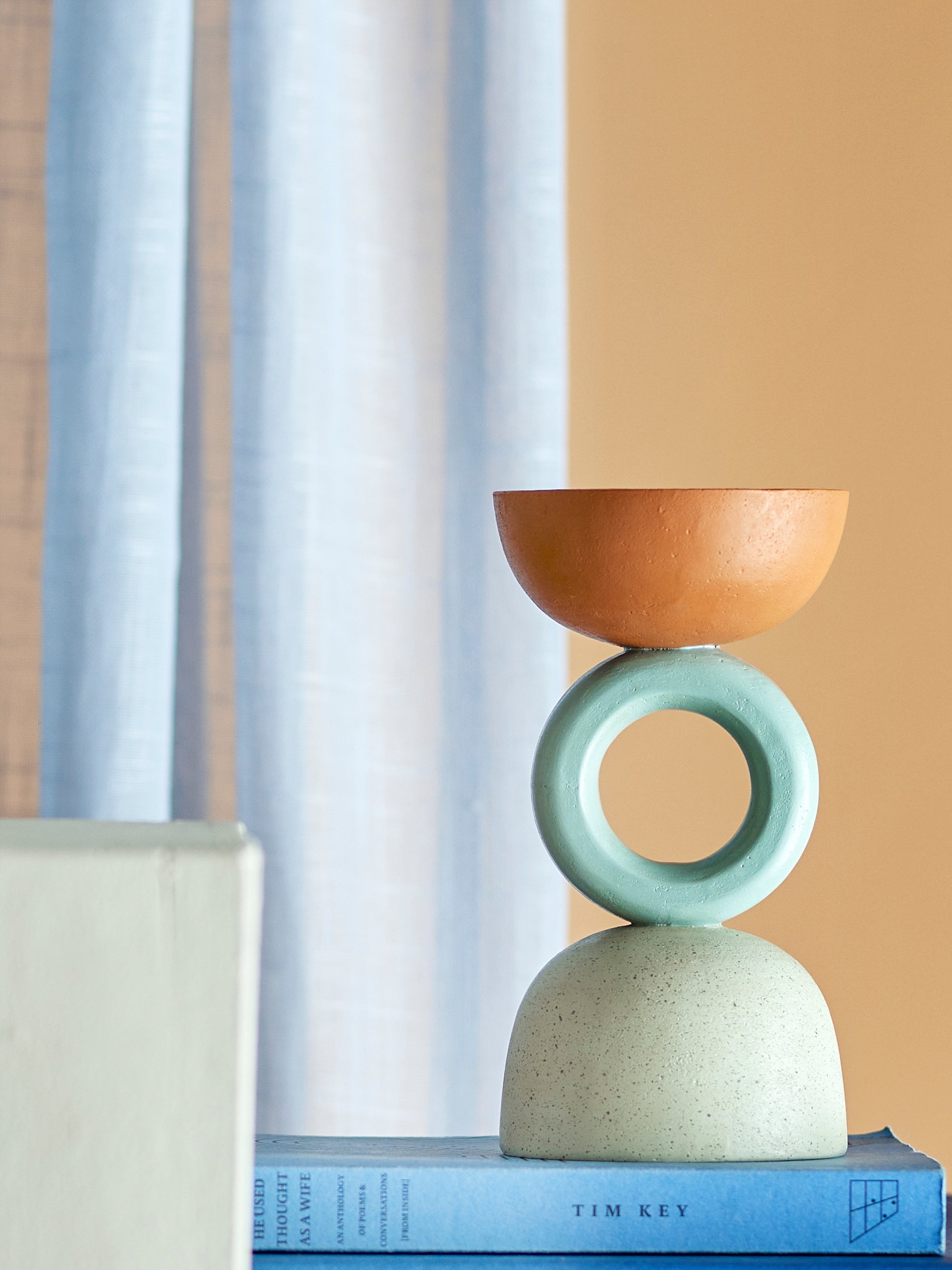 Loretta - Set of 6 Tealight Holders - Multicolour - Polyresin
