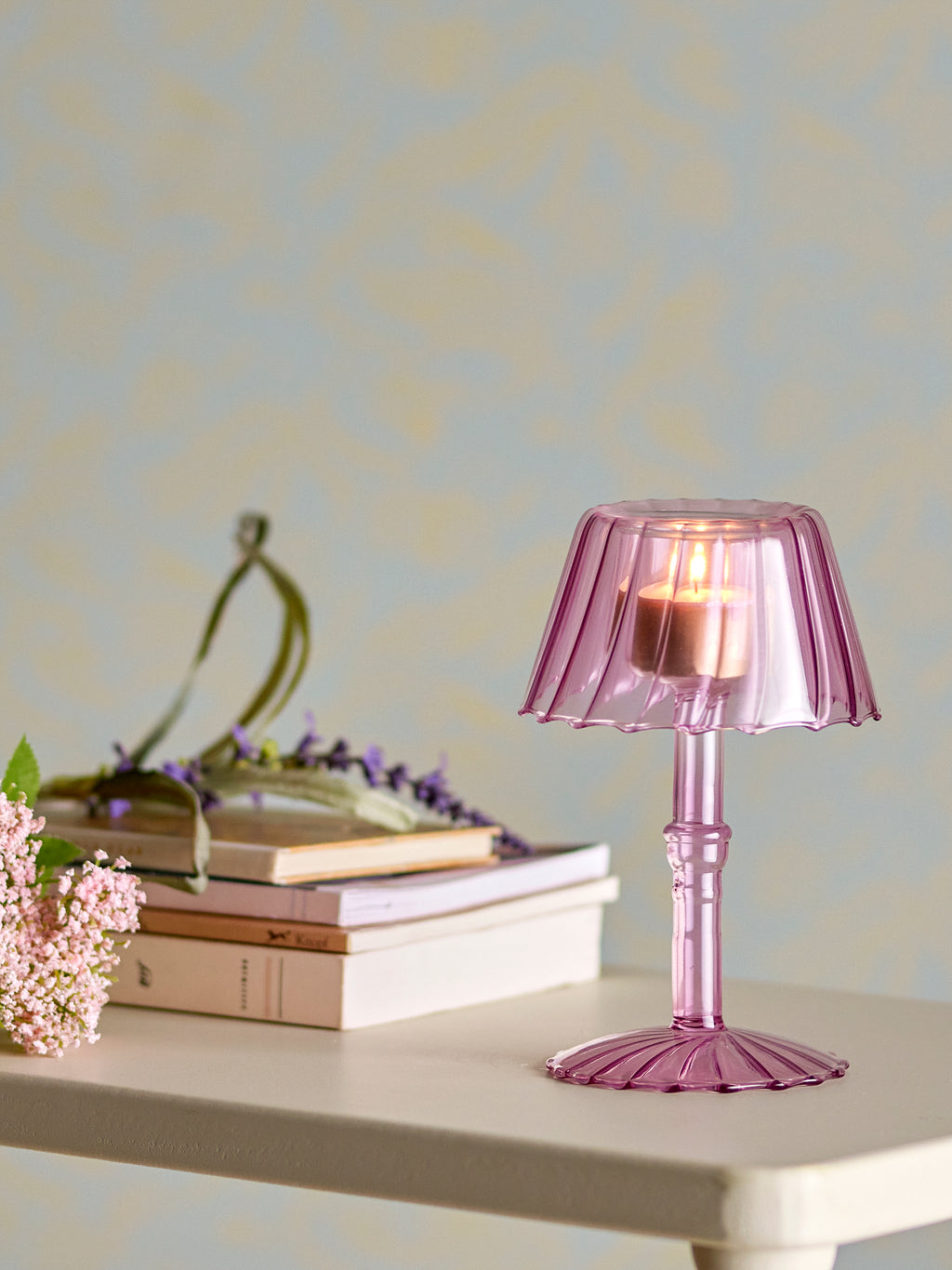Cisco - Photophore - Rose Poudré - Verre