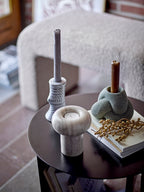 Raheem - Candle Holder - Grey - Stoneware