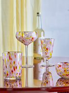 Lilya - Cocktail Glass - Dusty Pink - Glass