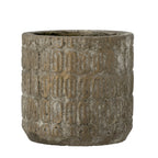 Benas - Lote de 6 Maceteros Déco - Gris - Cemento