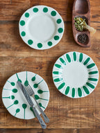 Linora - Plato - Verde - Gres
