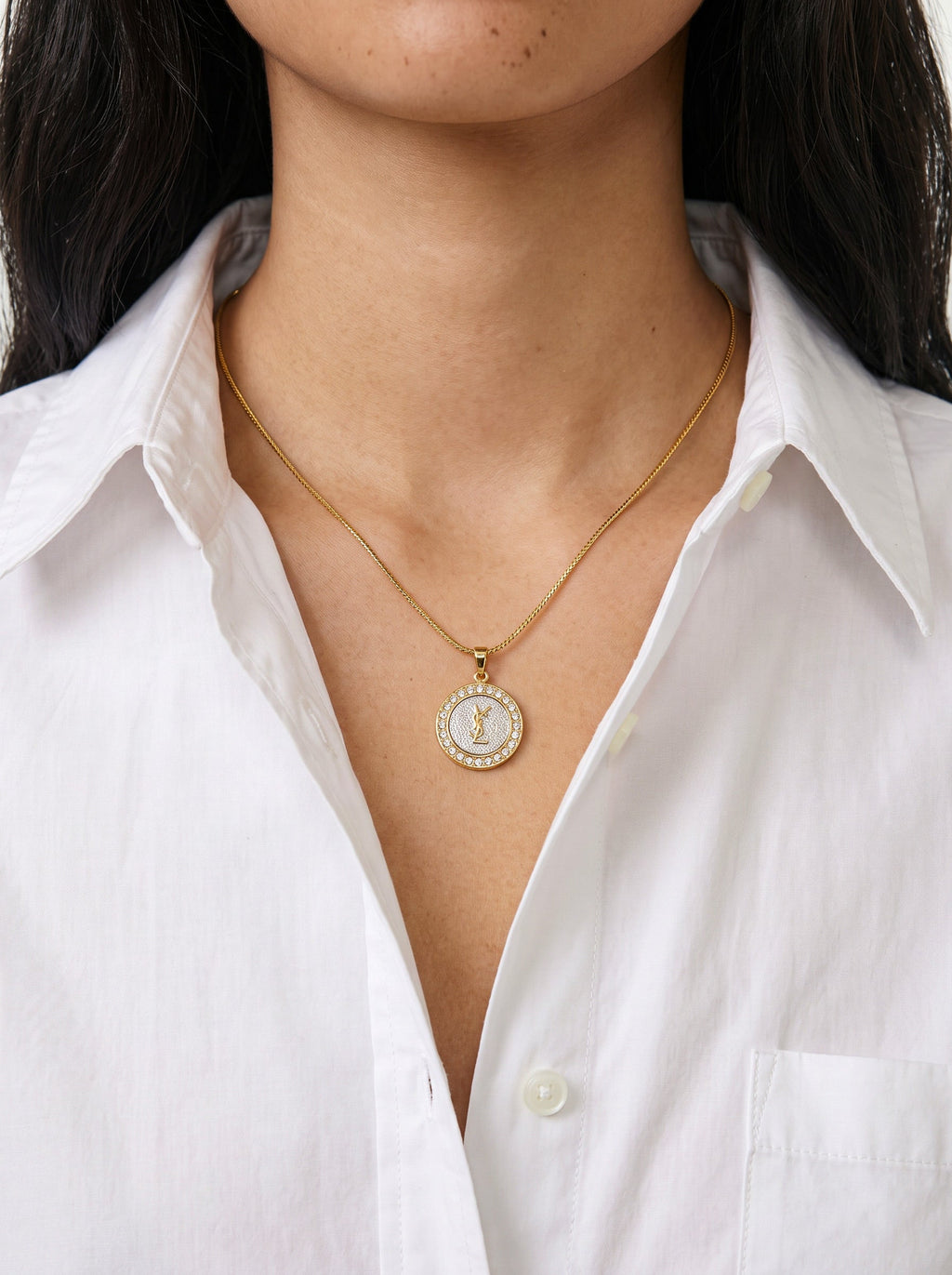 Collier Yves Saint Laurent Vintage