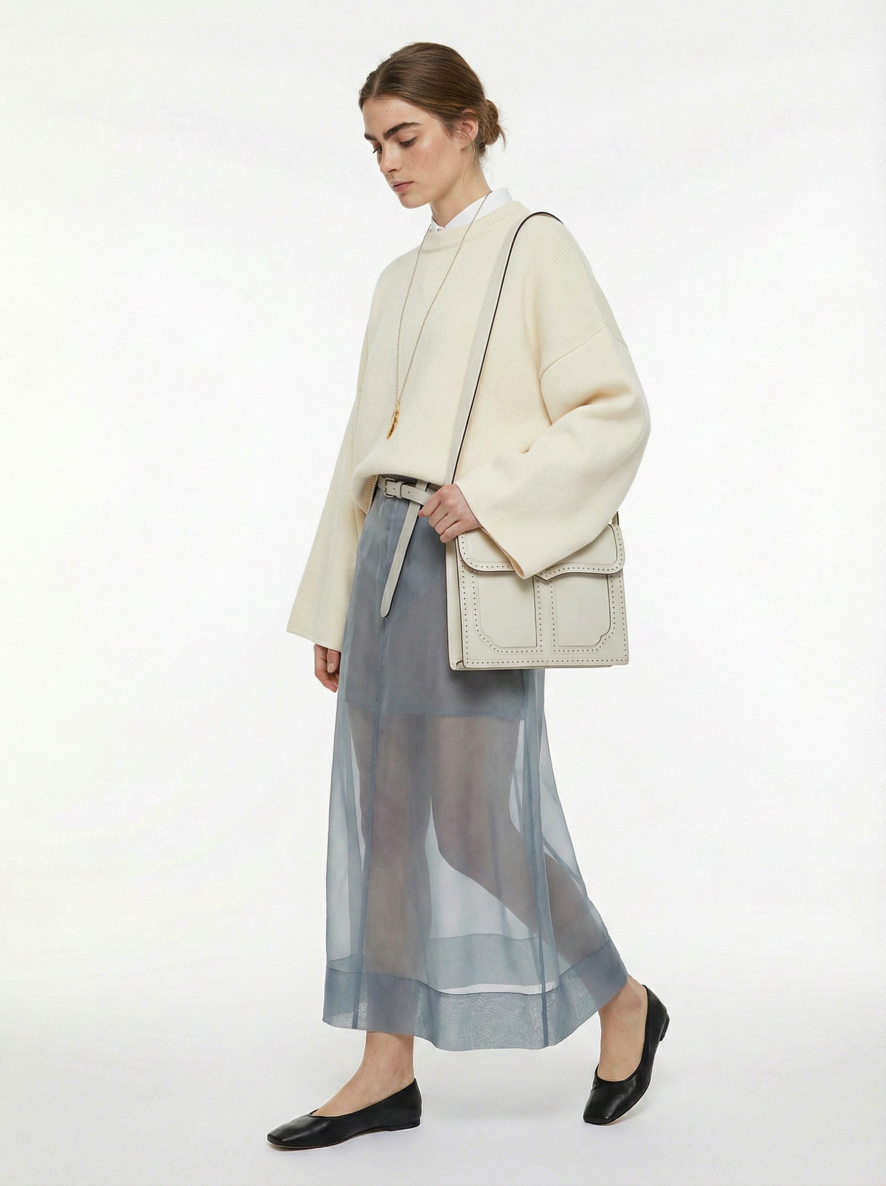 Sac Yves Saint Laurent Vintage  Crossbody Blanc